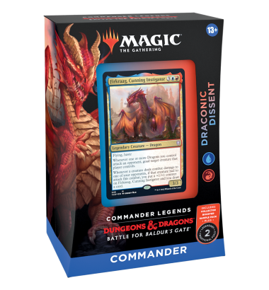 Magic The Gathering Commander Legends: Battle for Baldur's Gate Commander Deck Draconic Dissent